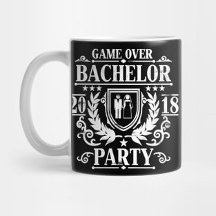 Mens Bachelor Party 2018 Groom Squad Stag Night T Shirt Gift Mug